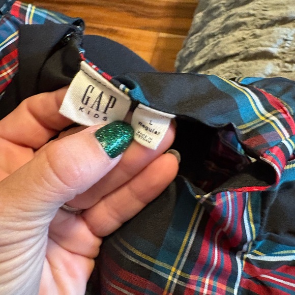 ✨‎ GAP Kids Plaid Ruffle Dress | Size L (10/12) - Picture 2 of 3
